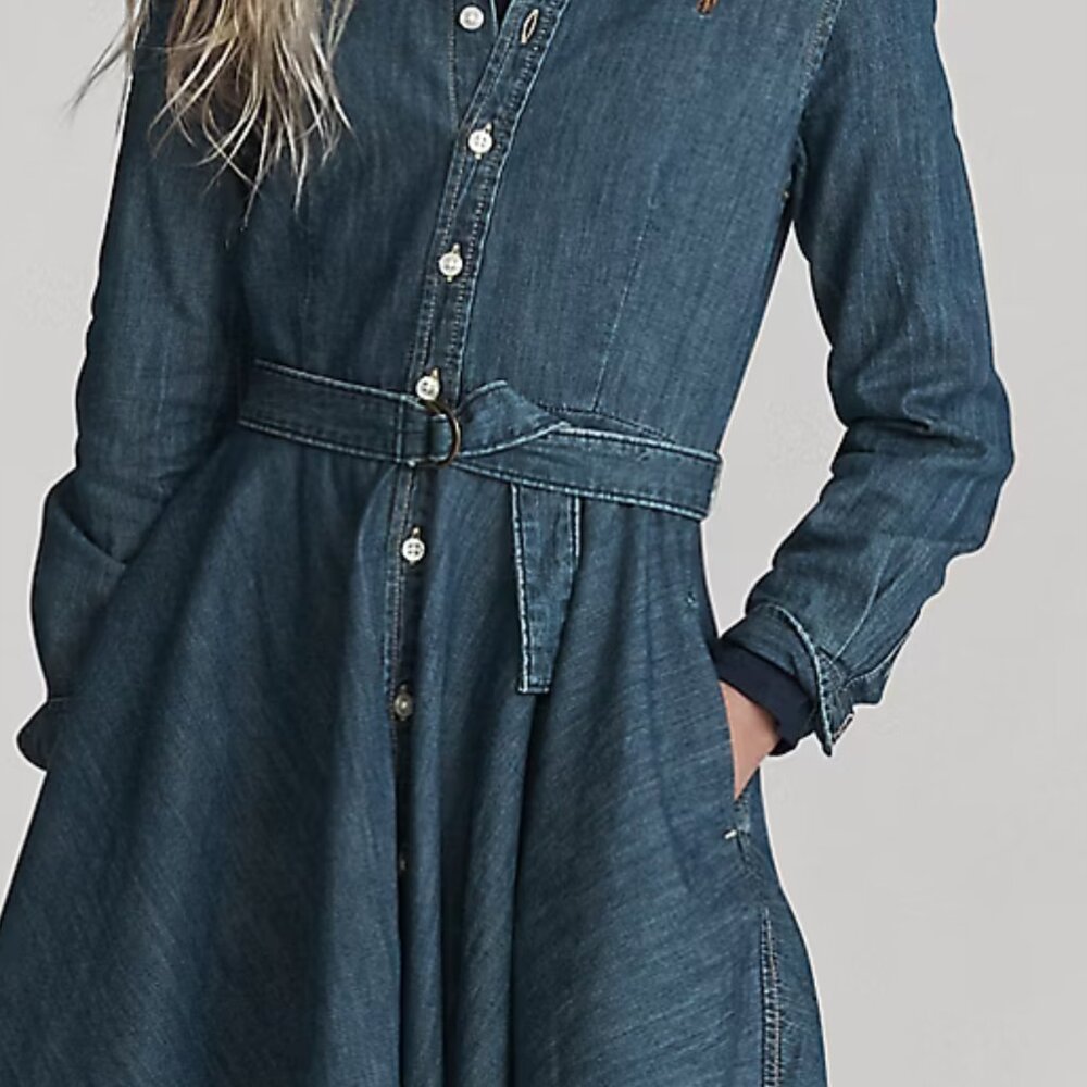 Robe Jean Ralph Lauren / denim dress Ralph Lauren - Picture 6 of 7